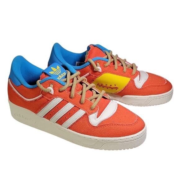 Adidas Rivalry 86 Low The Simpsons Treehouse of Horror Sneakers Mens Size 10 - Picture 1 of 12